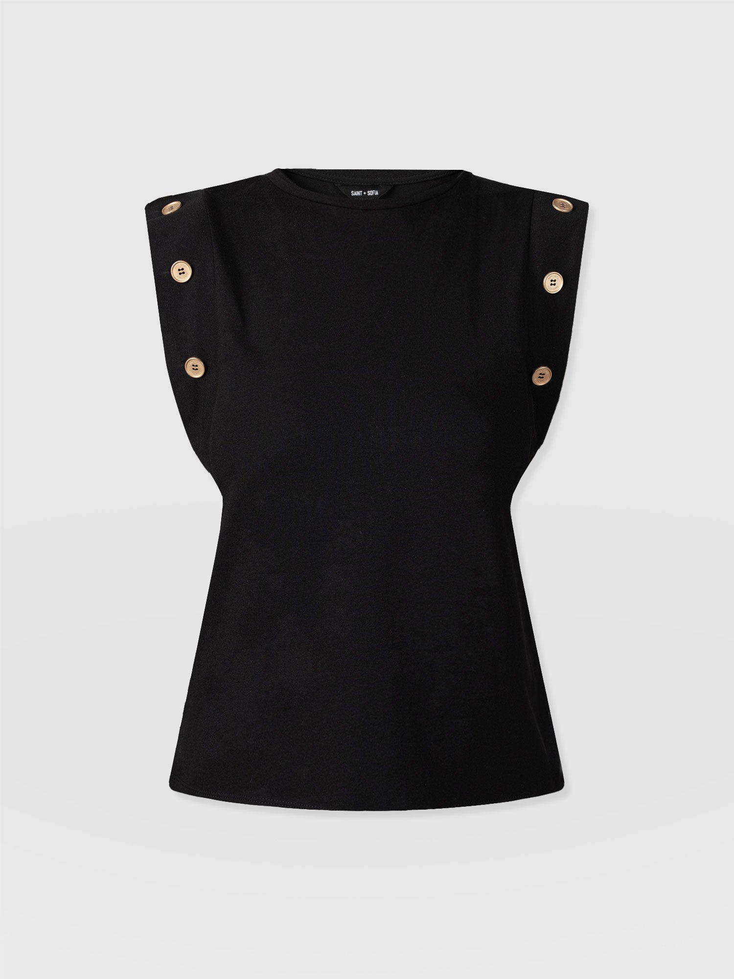 Rowan Tee Navy Stripe - Women's T-Shirts | Saint + Sofia® UK